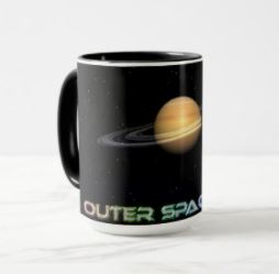 Outer Space Cafe mug
